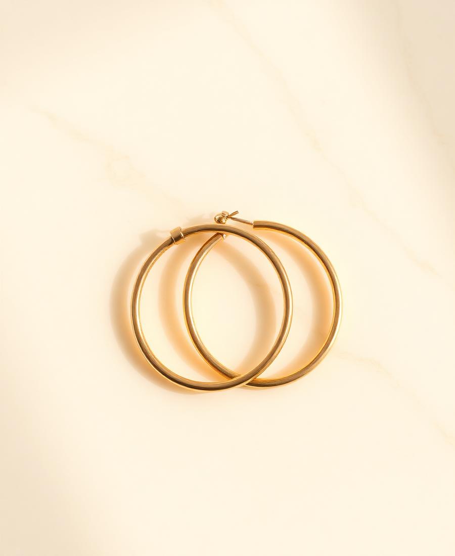 Gold Hoop Earrings